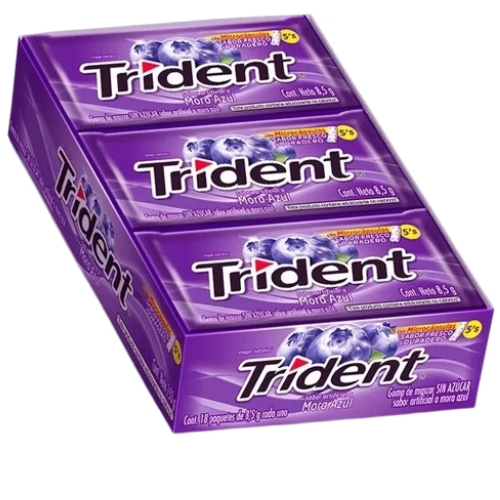 Trident Mora Azul x 18